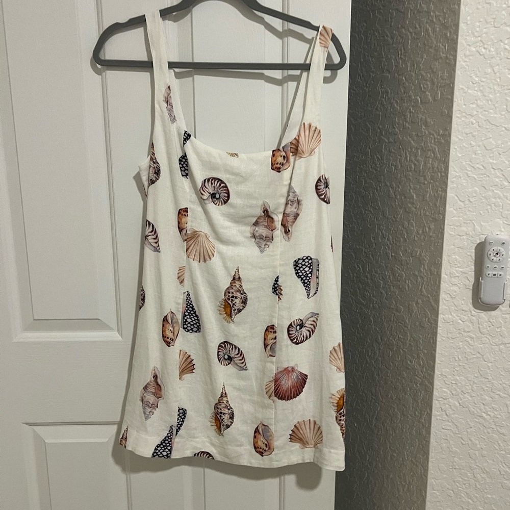 Steph Mini Dress Shell Linen